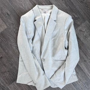 H&M classic light grey blazer